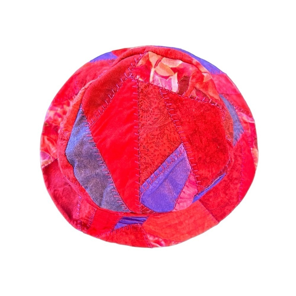 Homemade Quilted Patchwork Bohemian Festival Bucket Hat Size Small - Picture 4 of 13